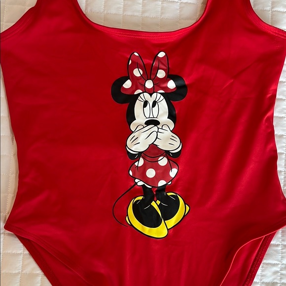 Red Minnie Mouse Swimsuit - Picture 4 of 10